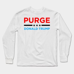 Purge President Trump Long Sleeve T-Shirt